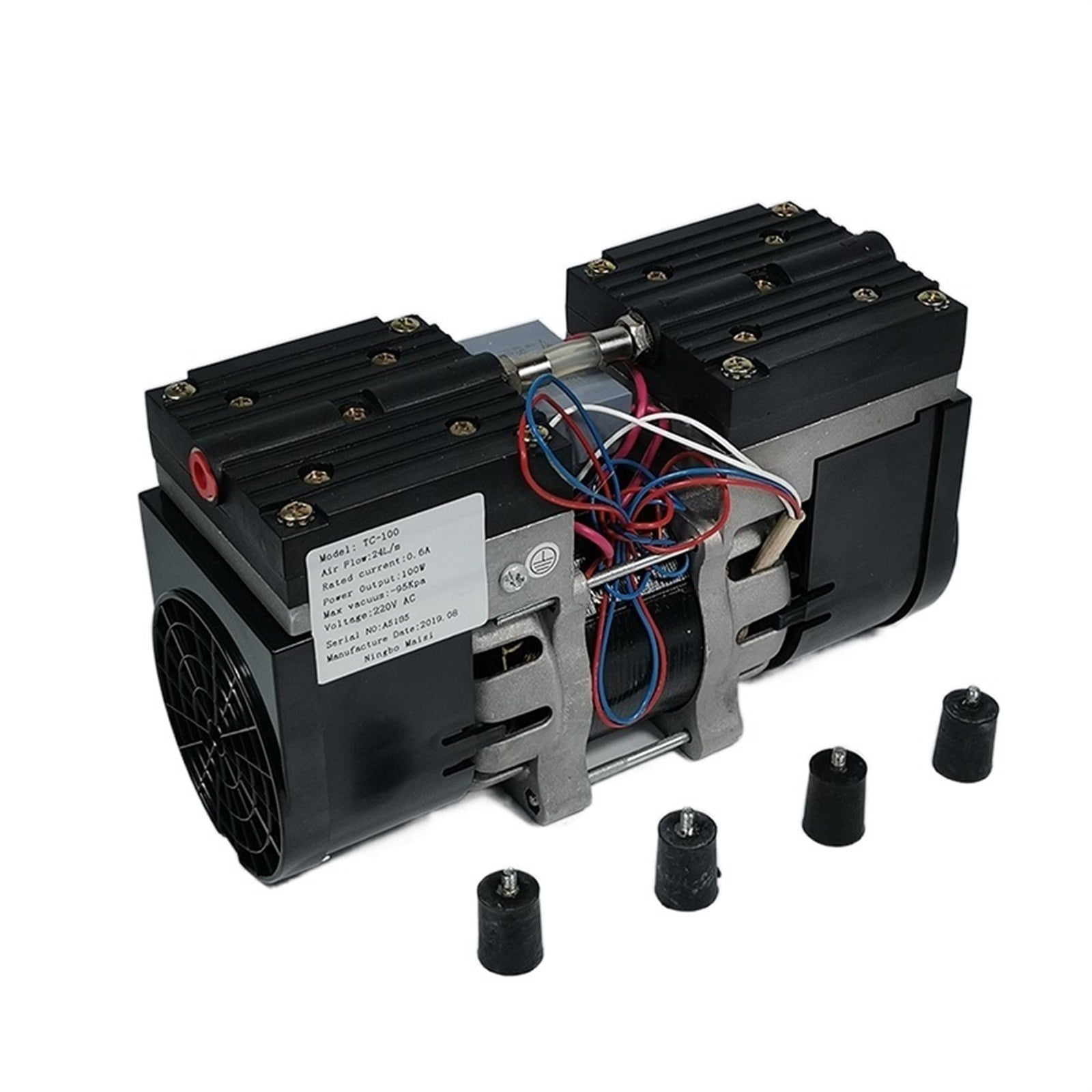 TC-100 Oilless Diaphragm Vacuum Pump 100w Medical mute pump with 24L/min vacuum flow ,Easy to Operate