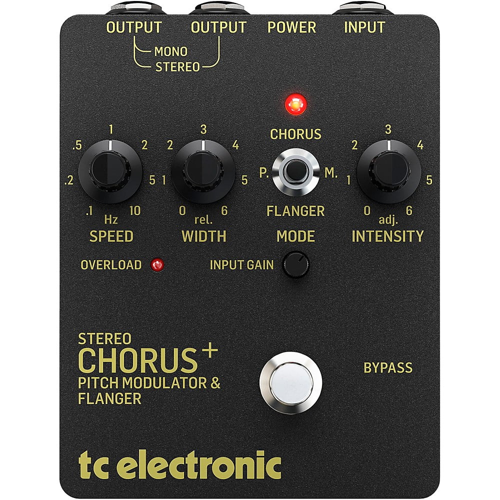 TC Electronic SCF GOLD Stereo Chorus Flanger Pedal