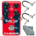 thumbnail image 1 of TC Electronic Sub 'N' Up Octaver Pedal with TonePrint and Accessory Bundle w/ Ca, 1 of 4
