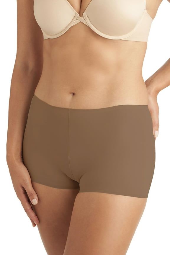 TC Edge Womens Microfiber Wonderful Edge Boy Short Panty (Small, Rose Bisque)