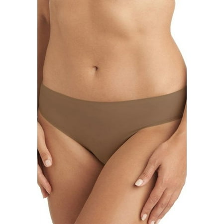 TC Fine Intimates Womens Wonderful Edge Micro Matte Hipster Panties (Small, Dark Sand)