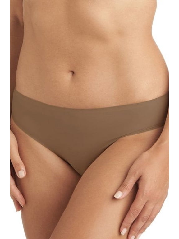 TC Fine Intimates Womens Wonderful Edge Micro Matte Hipster Panties (Small, Dark Sand)