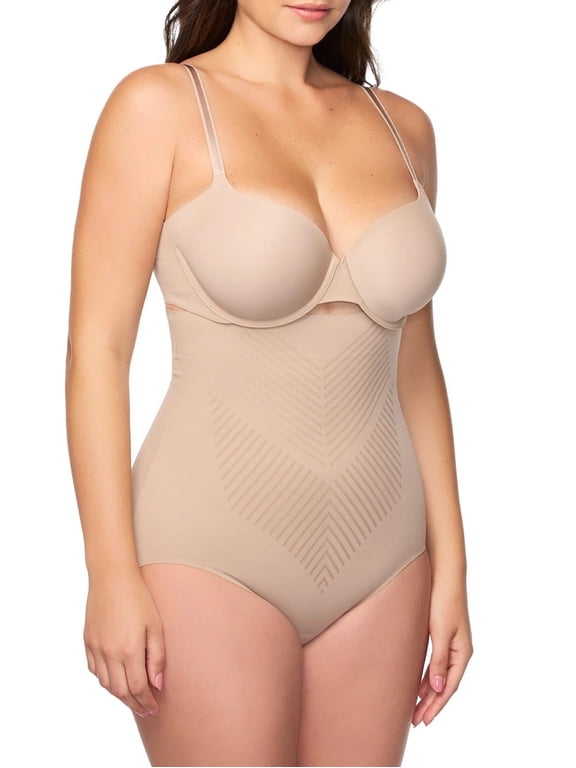 TC Fine Intimates Iconic Core High-Waist Shaping Brief - 4955 (Stucco, XL)