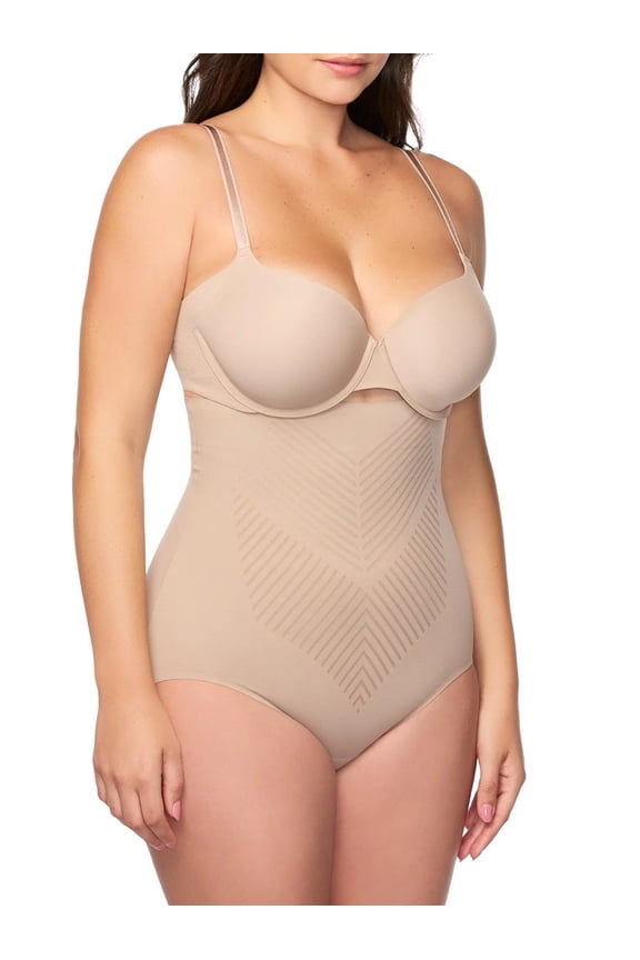 TC Fine Intimates Iconic Core High-Waist Shaping Brief - 4955 (Stucco, XL)