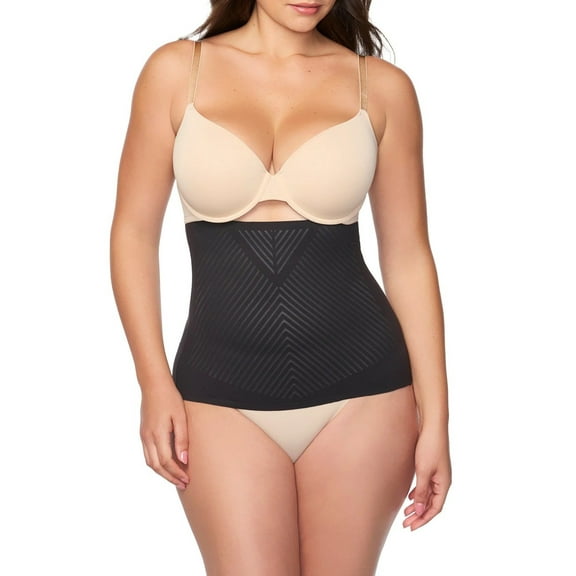 TC Fine Intimates Iconic Core Step-In Waist Cincher - 4954 (Black, Large)