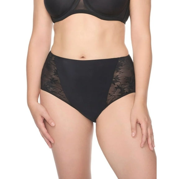 TC Fine Intimates Luxe Dreamer Modern Brief - A4-165 (Deep Black, XXL)