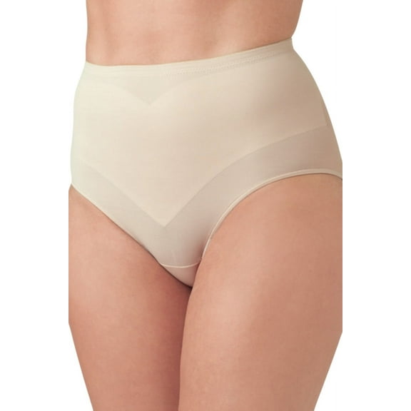 TC Fine Intimates Womens Adjust Perfect Firm Control Waistline Briefs (Black, Large)