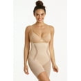 thumbnail image 1 of TC Fine Intimates Womens Middle Manager Firm Control High-Waist Thigh Slimmer Style-4289, 1 of 3
