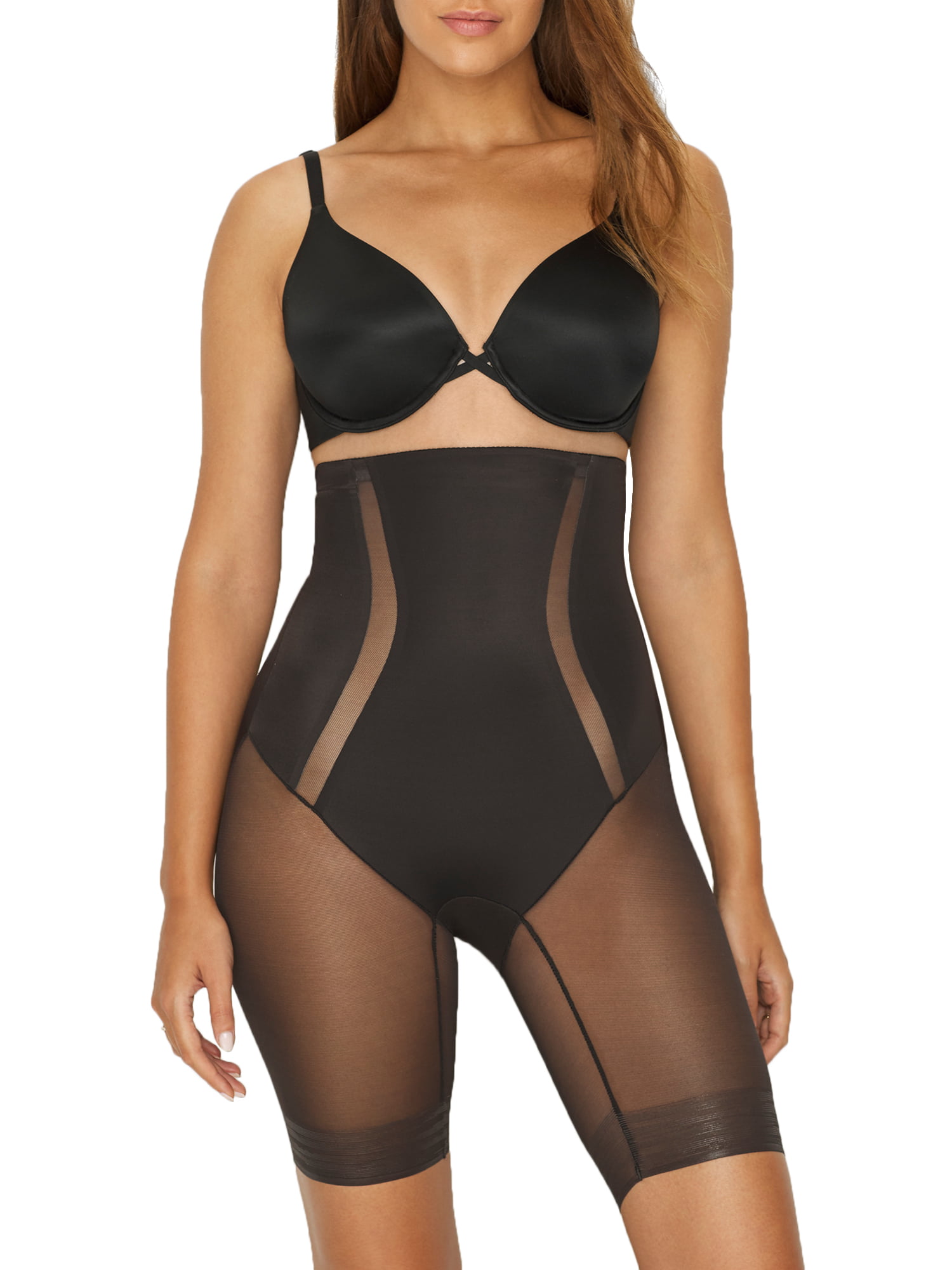 TC Fine Intimates Womens Middle Manager Firm Control High-Waist Thigh  Slimmer Style-4289 