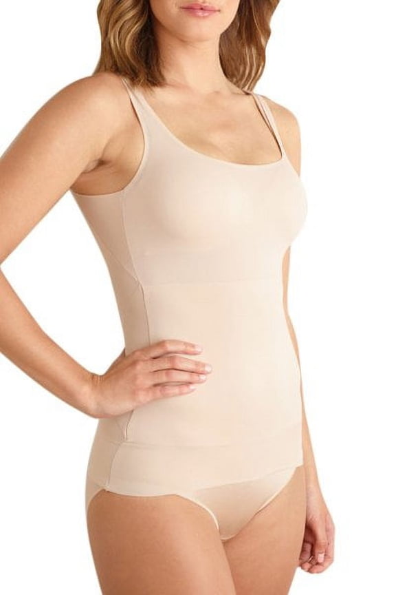 Womens No Side Show Firm Control Shaping Camisole (Nude, S)