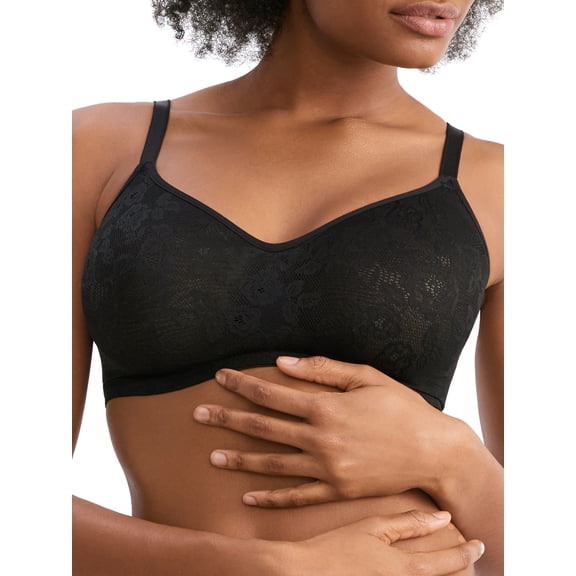 TC Fine Intimates Womens Shape of U Seamless Lace Bra Style-4801