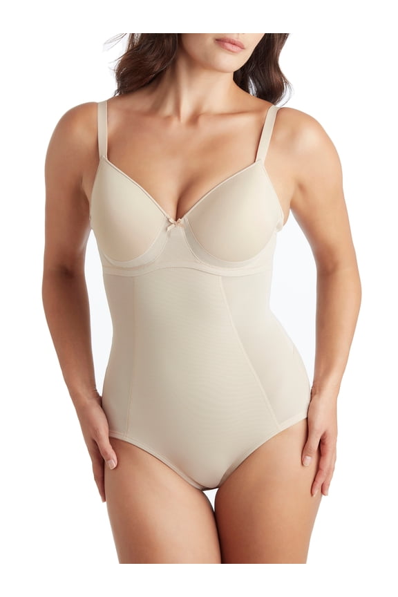 TC Fine Intimates Womens U Perfect Low Back BodyBriefer (Nude, 36C)