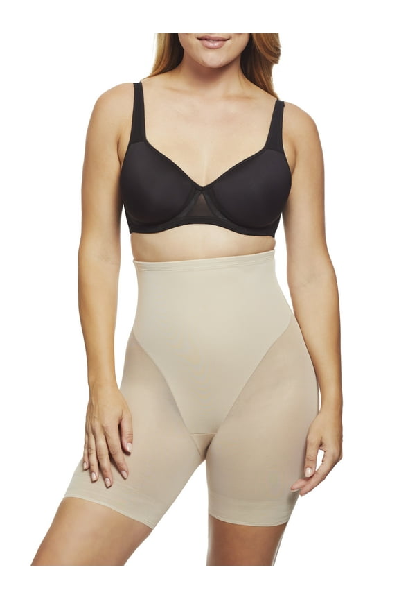 TC Girl Power Moderate Control Sheer Shaping Hi-Waist Thigh Slimmer Shapewear