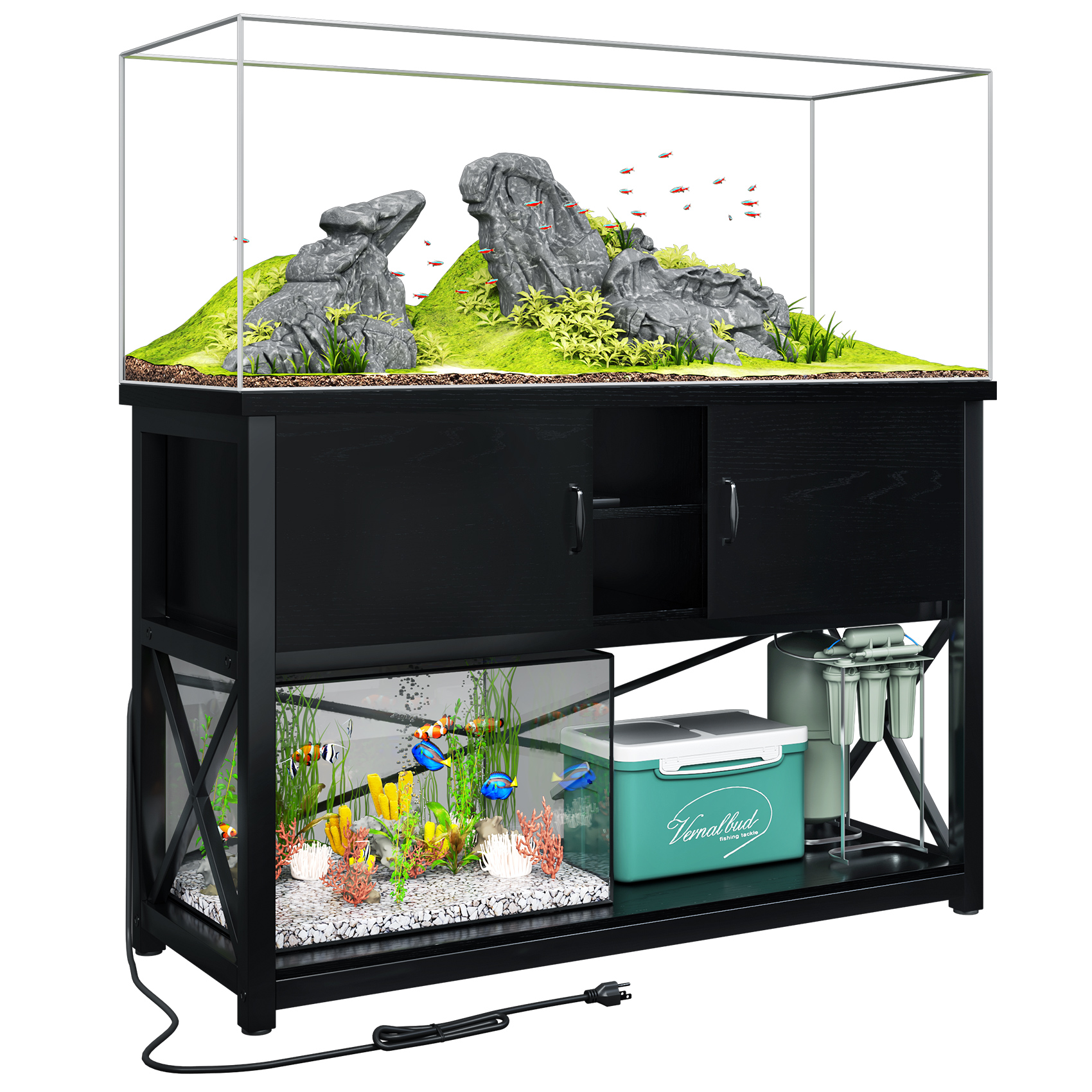 Aquatic Fundamentals 30/45 Gallon Wood Aquarium Stand