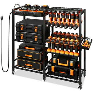 Power Tool Storage & Charging Stations for Garage and Workshop