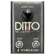 TC-Helicon Ditto Mic Looper Pedal for Vocals and Miced Instruments
