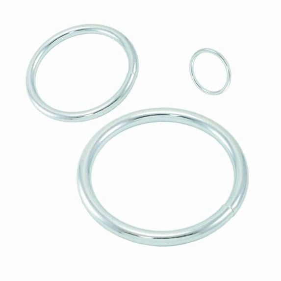 TC International 39209S 0.21 x 1.25 in. Round Steel Rings, 316 Stainless Steel - Pack of 10