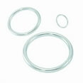 thumbnail image 1 of TC International 39249S 0.25 x 1.5 in. Round Steel Rings, 316 Stainless Steel - Pack of 10, 1 of 1