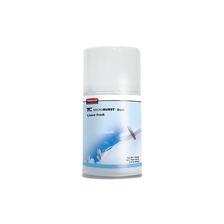 TC Microburst 9000 Air Freshener Refill, Linen Fresh, 5.3 oz Aerosol, 4/Carton