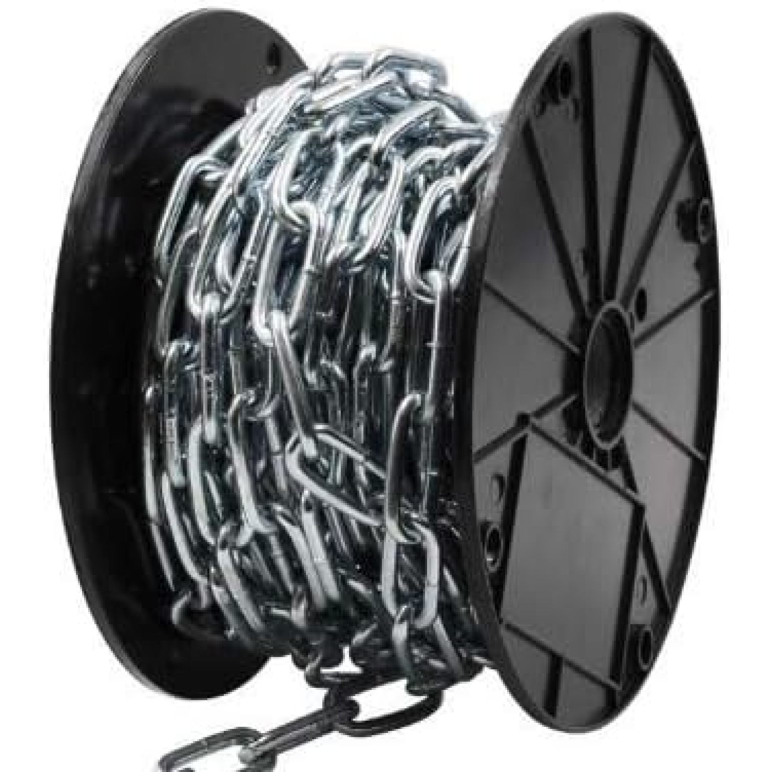 TC Straight , Coil Chain, Welded, Utility Household Chain by Angelika & Sun (Trade Size 2, 125Ft