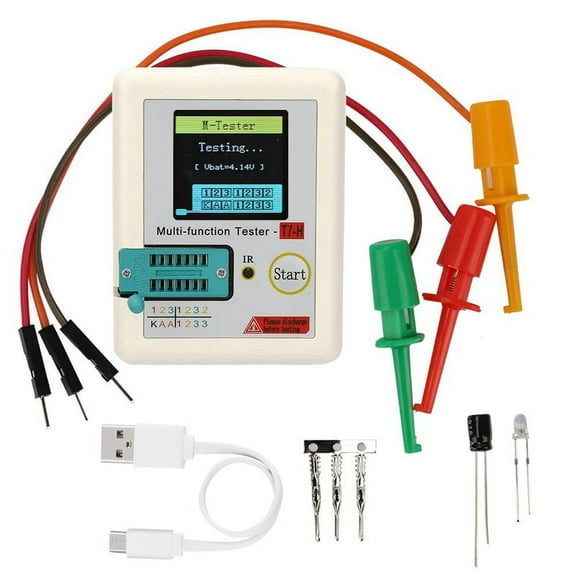 TC-T7-H Transistor Tester Diode Transistor Capacitor MOS/PNP/NPN MOSFET TFT LCD Screen Tester Multime