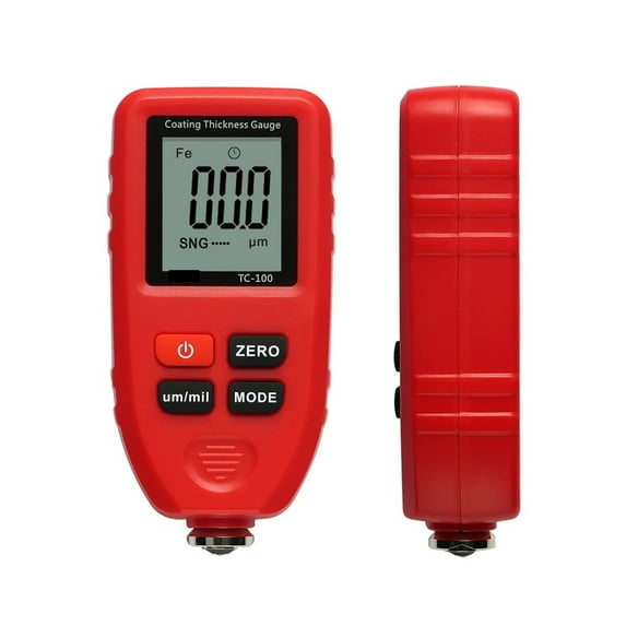 TC100 Automobile Thickness Gauge Car Paint Tester Thickness Coating Meter Ultra-precise 0.1micron/0-1300 ,Easy to Use