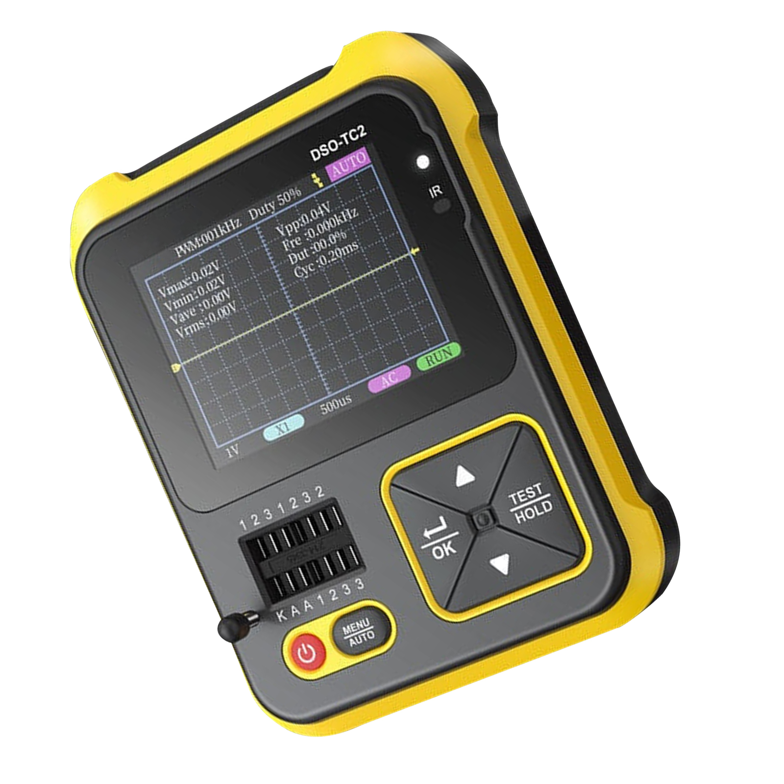 TC2 2in1 Digital Oscilloscope & Transistor Tester 2.4" Oscilloscope