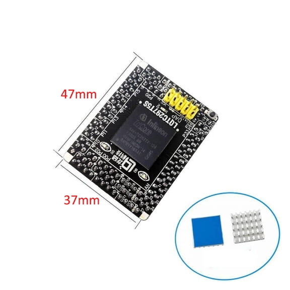TC297TX Chip Core Board 3.3V/5V Dual-core 200Mhz/Triple-core 300Mhz Chip Board for Smart Car with ECC protection