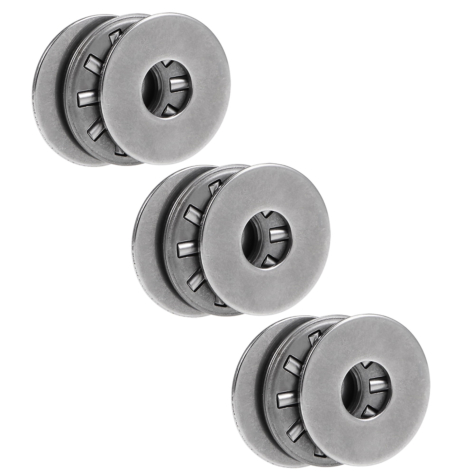 Roulement Butée à Aiguilles TC411 | Alésage 1/4", OD 11/16", Largeur 5/64" | Lot De 3 Avec Rondelles