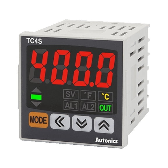 TC4S-14R Autonics Temp Control, 1/16 DIN, Single display, 4 Digit, PID Control, Relay & SSR Output, 1 Alarm Output
