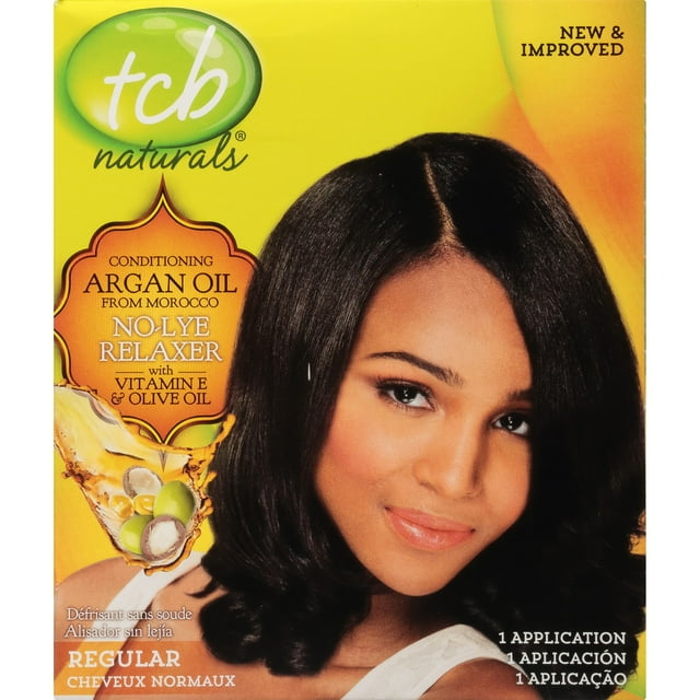TCB Naturals Regular Conditioning No-Lye Hair Relaxer Box