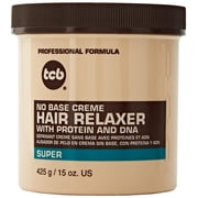 TCB No Base Creme Hair Relaxer, Regular 15 Oz