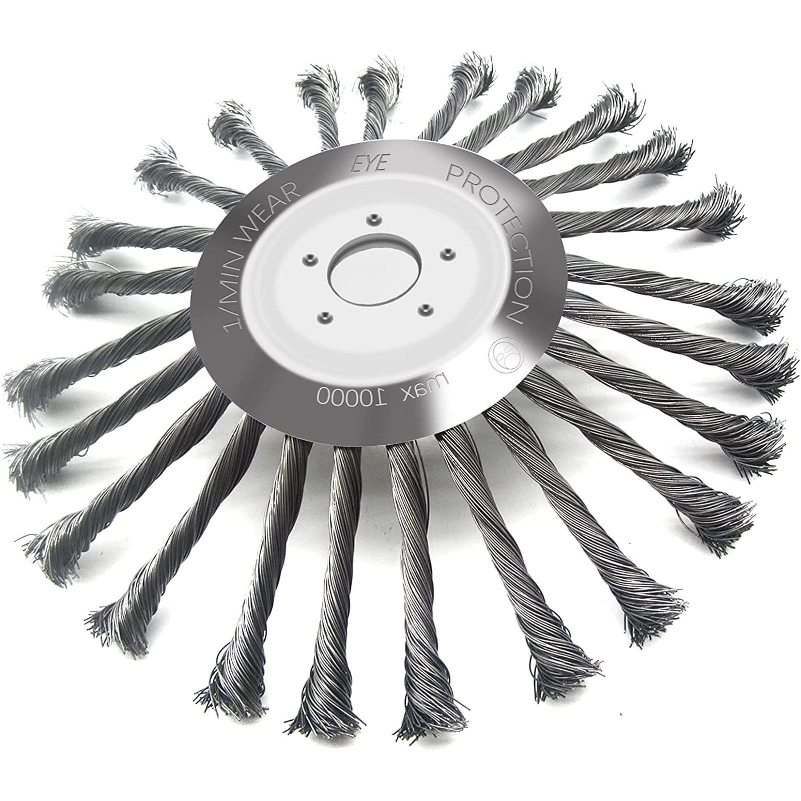 TCBWFY 10inch Steel Wire Trimmer Blade, Weed Eater Attachment for