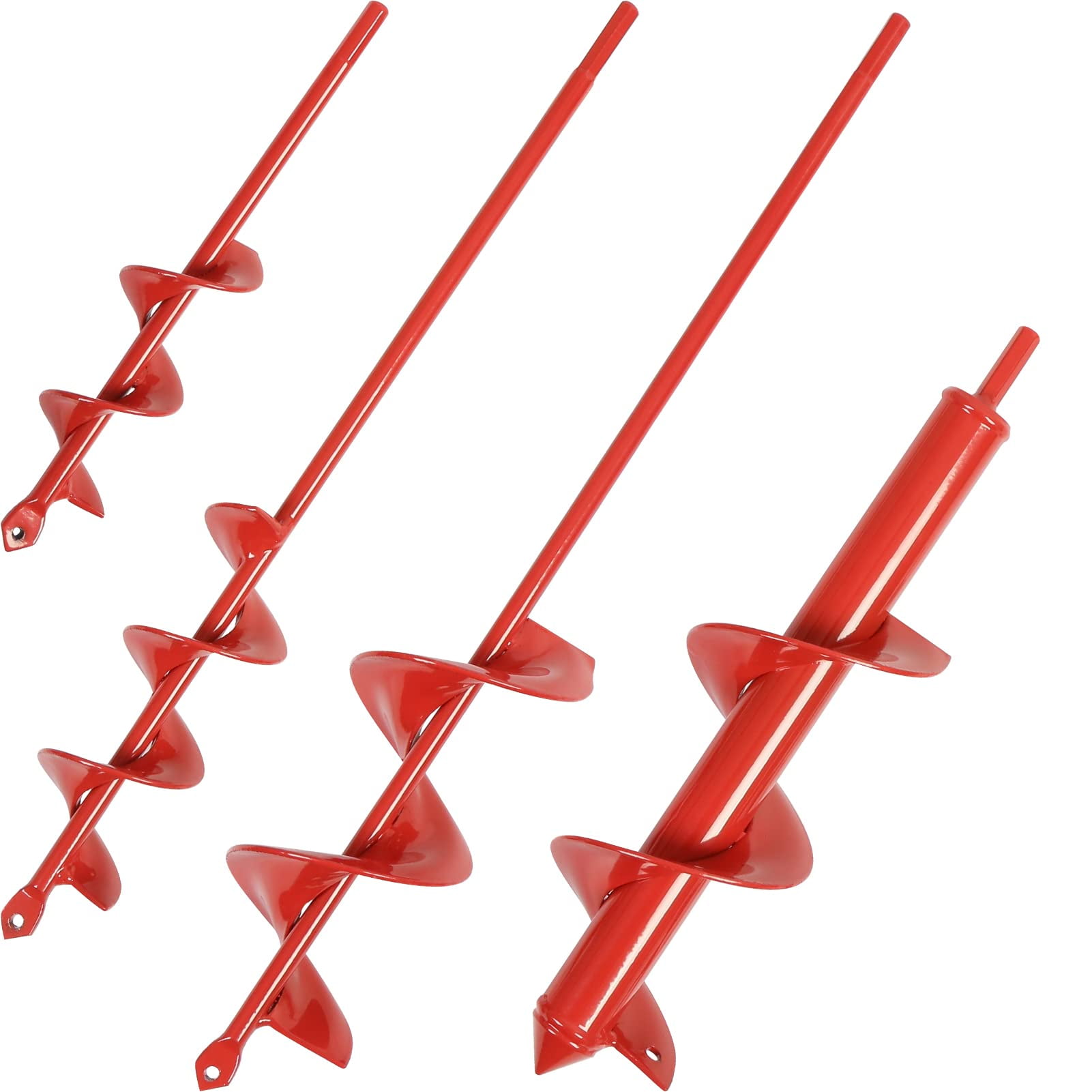 "TCBWFY 4 Set Heavy Duty Garden Auger Drill Bit for Planting, Bulb