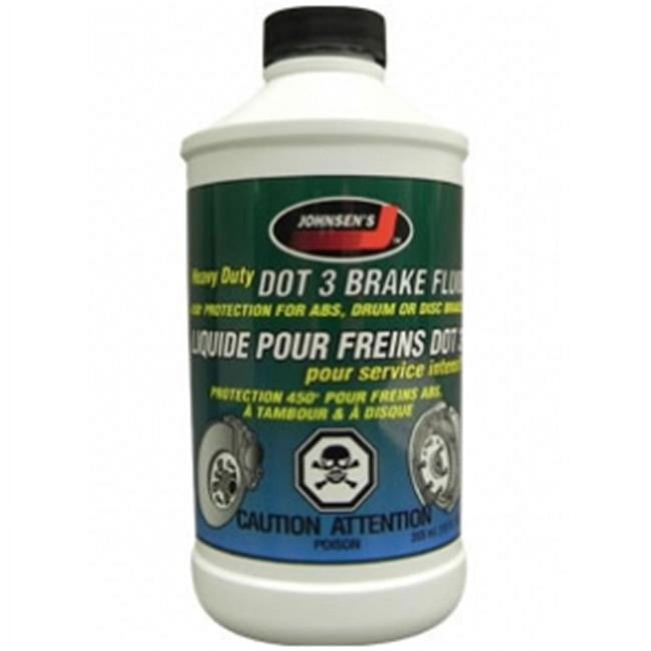 TCCJohnsens 2212F 12 oz Premium DOT 3 Brake Fluid
