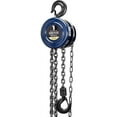 thumbnail image 1 of TCE 1 Ton Manual Hand Lift Steel Chain Block Hoist with 2 Hooks,2000 lb Capacity,Blue, 1 of 5