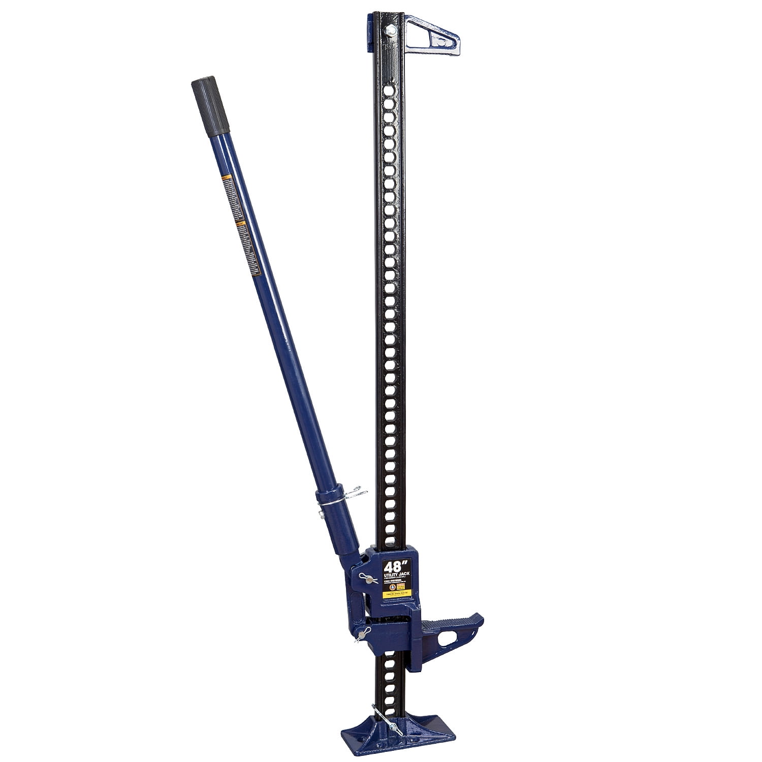 TCE 3 Ton 48" Ratcheting Off Road Utility Farm Jack for Car, Blue