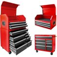 TCE HeavyDuty Tool Chest,41Inch Rolling Set with 11 Drawers