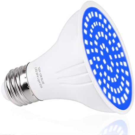 TCEUMIK 120V LED SPA Light Bulb 12W Ocean Dark Blue Bulb for Hot Tub/In-ground SPA/Underwater Swimming Pool PAR20 E26 Base LED Light Replace up to 100W-300W Bulb for Pentair & Hayward Light Fixtures