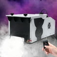thumbnail image 1 of TCFUNDY 1500W Low Lying Fog Machine, Dry-Ice Effect Fogger, Ground Smoke Machine w/ Wired & Wireless Remote Control, ideal for Halloween, Parties, Weddings and Stage Effect, Silver & Black, 1 of 10