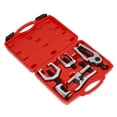 thumbnail image 1 of TCFUNDY 6PCS Front End Service Tool Kit Ball Joint Tie Rod Set Pitman Arm Puller Remover, 1 of 8