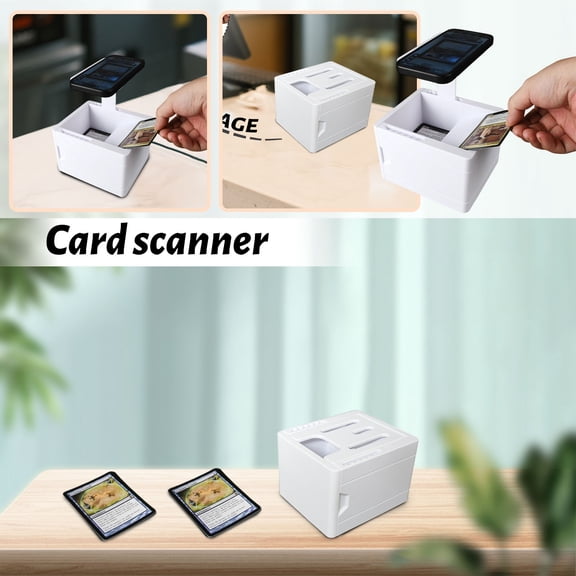 TCG Card Scanner Phone Holder, Compatible with Standard Size Unsleeved Trading Cards, Designed for Fast MTG Card Scanning, Works , Ideal for Quick Scans and Price Checks
