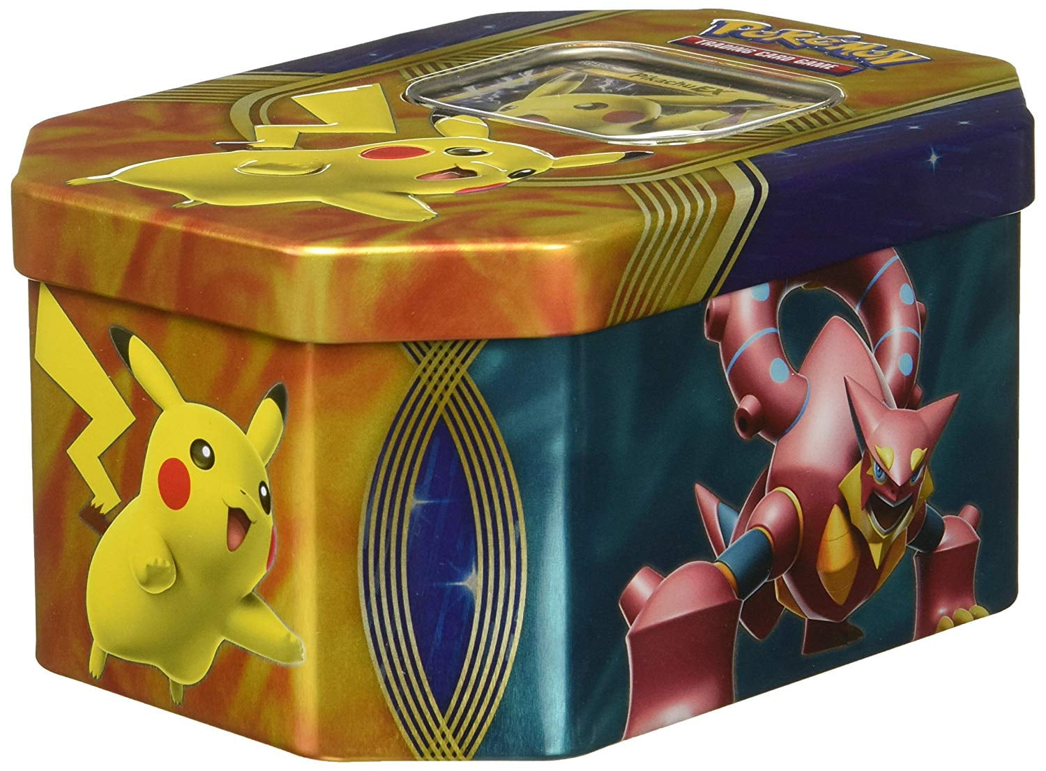 TCG: Fall Battle Heart Tin Pikachu EX, Give your collection a boost: includes 4 booster packs containing 10 cards each to advance your collection to a new.., By Pokemon