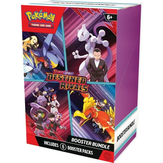 TCG: Scarlet & Violet-Destined Rivals Booster Bundle (6 Packs)