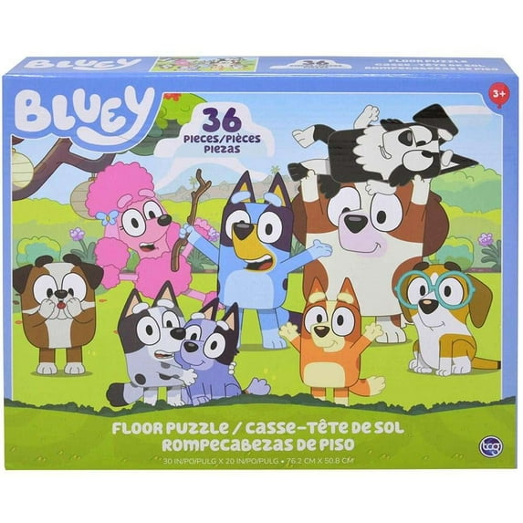 TCG Toys Bluey Characters Floor Jigsaw Puzzles, 36 Piece