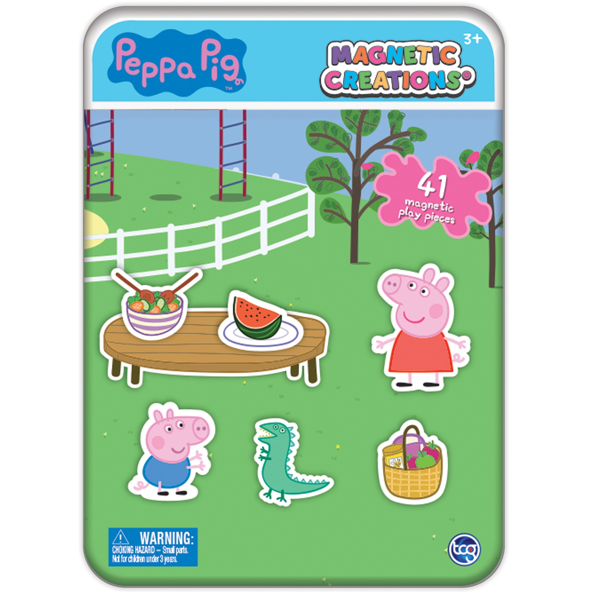 TCG Toys Easy to Use Kids Magnetic Toys, Metal Multicolor, 41 Piece