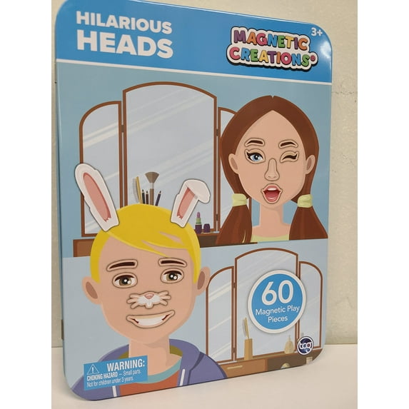 TCG Toys Magnetic Creations Hilarious Heads 60 pcs Playset