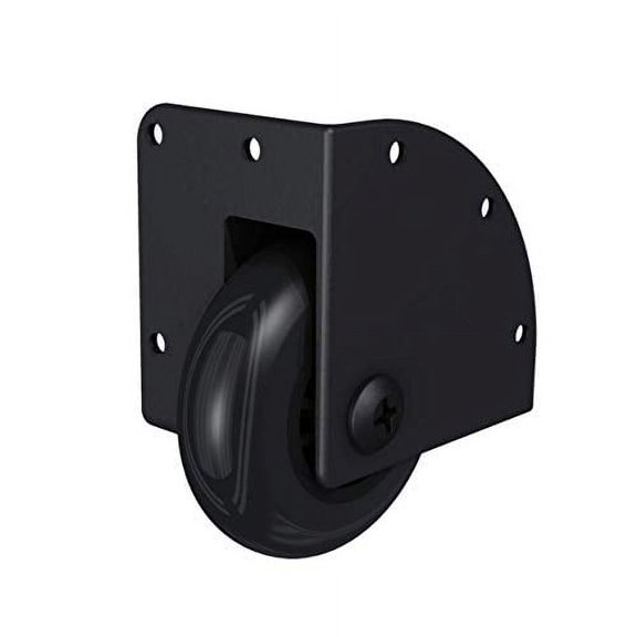 TCH Hardware 3" Black Corner Caster Wheel | Heavy Duty 55 lb Load Capacity