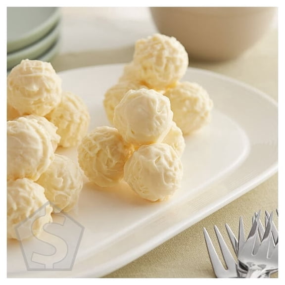 TCHO Choco Blanco 35% White Oat Milk Chocolate Hexagons 6.6 lb.