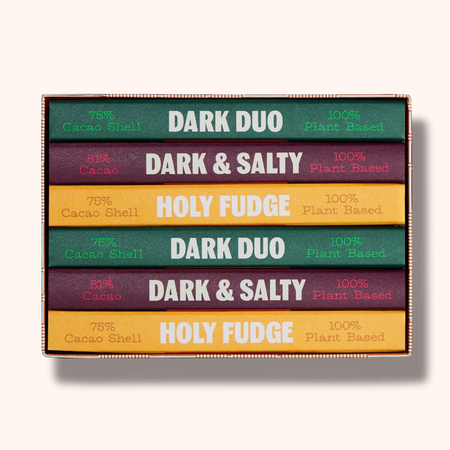 TCHO Dark Chocolate Gift Box - Organic Dark Chocolate Bars - Vegan, Paleo-Friendly, Gluten-Free, Soy-Free, Handcrafted Pure Cacao Bars - Healthy Chocolate Perfect for Gifting - 6 Bars